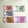 Party Supplies 2023 Fake Money Banknote 10 20 50 100 200 500 Euro Dollar Reliste Toy Bar accessoires Copie de monnaie Copie de monnaie Faux Billets 100 PCS / PACKFKXFFI80