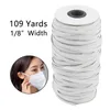 1 Rulle av 3mm 100m DIY Mask Elastisk Band Elastisk Band Mask Rope Nose Adjustment