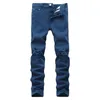 2020 nuovi uomini di moda fori jeans bianchi europei high street moto biker jeans uomo hip hop pantaloni slim strappati 12 colori5421208