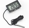 Мини ЖК-цифровой термометр точный цифровой измеритель температуры датчик температуры прибора Водонепроницаемый дизайн Анализаторы Temp метр -50 ~ 110C LSK166