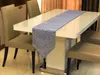 Modern Nordic Luxurious Ripple Table Runners Dinning Table Cover Koreansk Ny kinesisk stil Kaffebordsduk Hotell sänglöpare