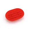 Portasapone in silicone Portasapone flessibile Portasapone da bagno Saponi antiscivolo Piatti Bagno Sapone da cucina Vassoio