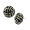 2018 New Arrival Harajuku Crystal Ball Games Rugby Football Stud Earrings For Women
