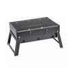 43 * 29 * 22,5 cm Mini barbecue pieghevole portatile Griglia a carbone Facile da montare e rimuovere Set da cucina per barbecue Griglia per barbecue