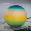 Ballon gonflable de planètes de système solaire 2m accrochant le modèle d'étoile boule de sphère de soleil de LED pour la décoration de musée et de partie