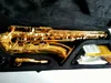 Ny tenor Mark VI Saxofon Högkvalitativ SAX 95% Kopieringsinstrument Gyllene mässing Saxofon med fall munstycke