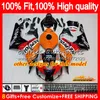 ホンダボディ用100％フィット射出成形金型CBR 1000 RR CC 1000RR 1000CC 06-07 BODYWORK 59NO.16 CBR1000 RR CBR1000RR 06 07 CBR1000-RR 2006 2007 OEMフェアリングキットブラックホワイトBLK