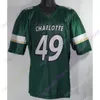 Anpassad Charlotte Football Jersey NCAA College Chris Reynolds Benny Lemay Victor Tucker Cameron Dollar Alex Highsmith Markees Watts