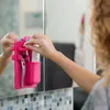 Tandborste rack silikon mjuk badrum arrangör tandkräm ringhållare för dusch stark sug monterad på spegeln