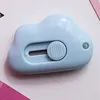 Cute Cloud Color Mini Portable Utility Knife Paper Cutter Cutting Paper Razor Blade Office Stationery Escolar Papelaria
