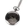 Vintage Montre De Poche De Luxe Noir À Mon Fils Je T'AIME Hommes Garçon Quartz Analogique Montres Pendentif Collier Chaîne Enfants Enfants Cadeaux