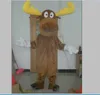 2020 Discount factory the head brown moose mascot costume for Chrismtas for adult to wear238b