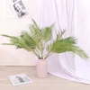 80 cm 7 forchette grande albero artificiale foglie di palma finte piante tropicali foglie di plastica fogliame di albero verde per la decorazione di nozze della festa in casa7578564