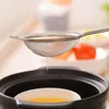 Durablel Stainless Steel colander Kitchen Flour Handheld Screen Mesh Sieve Oil Strainer colander