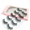 Nouveaux cils 3D faux vison boucles naturelles épais multicouches 12 types 5 paires pack sexy cils à bande complète maquillage outils de beauté 6173589