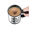 Juice Self Stirring Drinkware Bottiglie 400ml Automatico Elettrico Pigro Agitazione Tazza Tazza di Caffè Latte Tazza di Acciaio inossidabile Tazza di miscelazione BH1388 TQQ