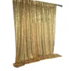 Dekorationsbegränsning 100 Shimmer Sequin Curtain Christmas Wedding Backdrop Party Photography Bakgrund