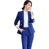 Professional wear suit solid color casual blazer trousers two-piece female 2019 spring temperament temperament women's clothes