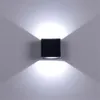 Aluminium 6 W Wand Lampe Hause LED Innen Beleuchtung Dimmbar Oben Unten Treppen Korridor Schlafzimmer Nacht Licht Innen Dekoration lichter