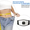 EMS abdominale réglable ceinture PU électronique ABS stimulateur musculaire tonifiant taille formateur perte de poids graisse corps massage T191101