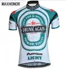 mens cycling top jersey beer jersey Cycling Clothing bicycle wear maxhonor bike wear Retro can be custom