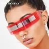 Groothandel-zonnebril Randloze bril Europa en de Verenigde Staten Trend Mode Eyewear Zonnebril Hip Hop Style Punk Zonnebril