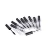 PRINT LOGO 10ml Empty Mascara Tube, 3 Packs 10ml Reusable Mascara Container Eyeliner Bottle Lip Gross Tube with Brush