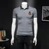 polo pour hommes polos de créateurs chemises pour homme mode focus broderie serpent jarretière petites abeilles motif d'impression vêtements vêtements t-shirt noir et blanc t-shirt pour hommes 5XL