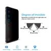 Fullständig integritet Anti Spy Tempered Glass Skärmskydd för Samsung Galaxy A10 A20 A30 A40 A50 A60 A70 A80 A90 A10E A20E A51 A71 A01