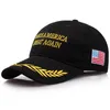 Haft Trump Wsparcie Czapka z daszkiem Make America Świetnie Znowu Snapback Cap Donald Trump Hat Regulowane Sporty Koszulki Prezent DBC VT0434