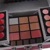 Make-uppaletten Set Matte Shimmer Oogschaduw Gezichtspoeder Lippenstift Professionele Make-up Kit Bronzer Blusher2227707