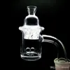 Prego 1pcs Quartz Banger com giro Cap Carb e Terp Pérola Feminino Masculino 10 milímetros 14 milímetros 18 milímetros conjunta para dab Bongs petróleo