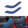 ABS синий интерьер комплект украшения 2 двери 10 шт. украшения Крышка для Jeep Wrangler JK 2011-2017 автомобильные аксессуары