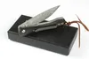 Hoge Kwaliteit Kleine Damascus Pocket Folding Mes VG10-Damascus Staal Drop Point Blade Ebony Handvat EDC Gift Messen