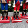 1 peça 30cm estatuetas de quebra-nozes de madeira pintadas à mão enfeites de natal bonecas para amigos e crianças acessórios de decoração de casa 2285939