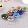 Fleshy Flower Pot Flower Ice Crack Ceramic Desktop Small Flower Pot Ceramic Crafts Bottom Hole2813828