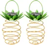 Outdoor Waterproof Garden decoration 25Led Pineapple Solar Lights Path Hanging Fairy Warm Copper Wire String Lights