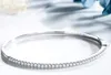 Fashion-S925 Sterling Silver Bracelet is ingericht met Swarovski Crystal Inlaid Hand.