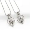 10st Open Silver Julgran Cage Pendant Fragrance Essential Oil Diffuser Cage Lockets Halsband Arom Smycken Charms