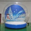 human snow globe