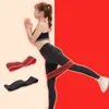 Fasce di resistenza per allenamento antiscivolo Strisce squisite piatte elastiche per esercizi Fitness Yoga Pull Band Rope 64 74 84 cm 9 8xw3 E19