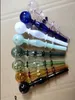 Farbige Mehrradglas gerade Rohre Bestseller Bongs Ölbrenner Rohre Wasserleitungen Glasrohröl Rauchen Rauchen