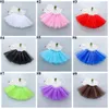 Meninas vestidas Saias TUTU Saias Crianças dançam Mini Vestidos Ballet Tule Pettiskirt Princesa fofinha Saias De Festa Fantasia Roupa de dança