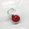 Pendientes de anillo de plástico transparente Pantalla Cajas Colgante Beads Organizador de almacenamiento Cajas Paquete de caja de joyería de regalo