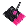 50pcs disponibel silikonögonfransborste kam mascara wands ögonfransar förlängning Individuell applikator Eye Beauty Makeup