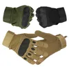 Sport Outdoor Tattico Esercito Airsoft Tiro Bicicletta Combattimento Paintball senza dita Guanti da ciclismo con dita piene in carbonio duro Knuckle2372031133