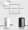 6Ports PD Multi USB Home Travel Charger Power Adapter US Plug for Samsung IPhone Hub Splitter Adapters