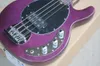Factory Custom 4-string Purple Electric Bass Guitar with Rosewood Fingerboard,Black Pickguard,Chrome Hardwares,Offer Customized