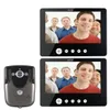 SY905FC12 Vídeo porta telefone campainha Intercom Kit 900TVL IR Night Vision 1-Camera 9 polegadas TFT LCD 2-Monitor