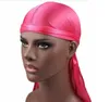 2019 جديد أزياء رجالية الحرير durags باندانا العمامة الباروكات الرجال حريري durag أغطية الرأس عقال القراصنة قبعة اكسسوارات للشعر